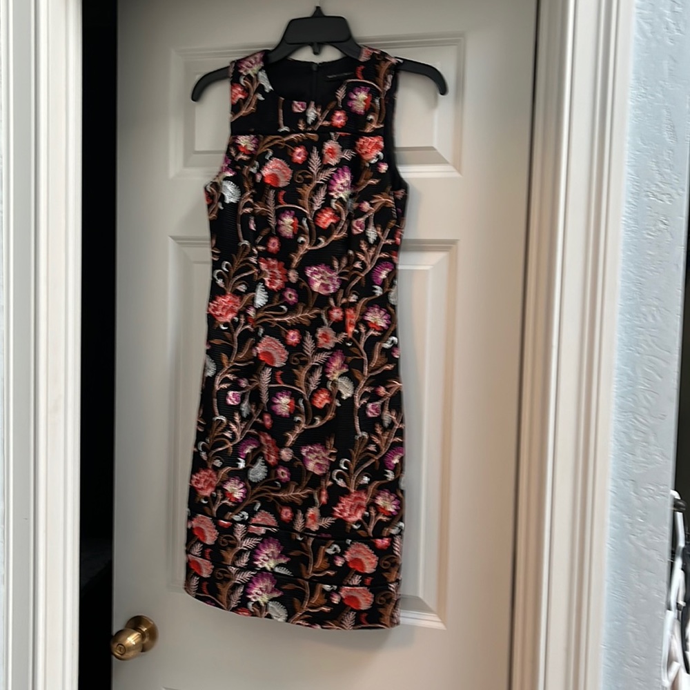 Embroidered flowered WHBM dress